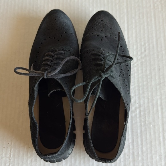 Cole Haan Black ZeroGrand Stitchlite Wingtip Oxfords - Picture 9 of 11